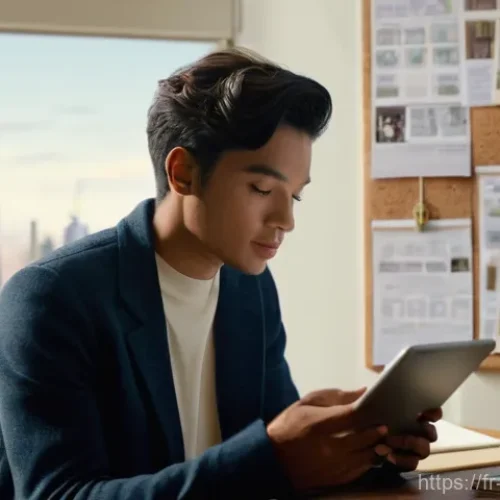 영상제작 관련 직업군의 자격 요건 - **Prompt:** A focused and imaginative video storyteller, a person of ambiguous gender in their late ...